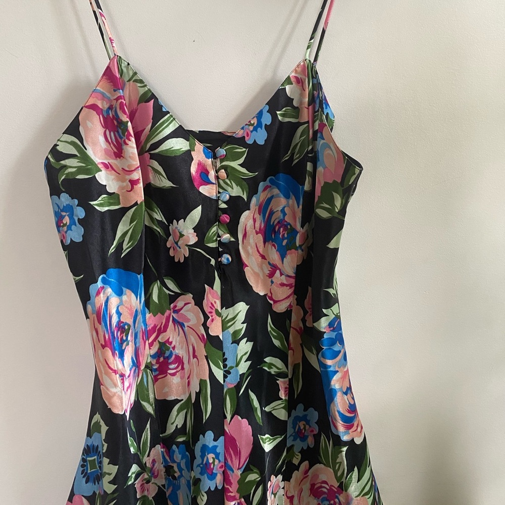 Vintage silky slip romper M - Picture 5 of 5